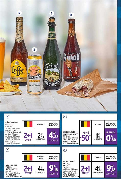 Promo Bi Re Blonde Leffe Bi Re Triple Tripel Karmeliet Bi Re Ambr E