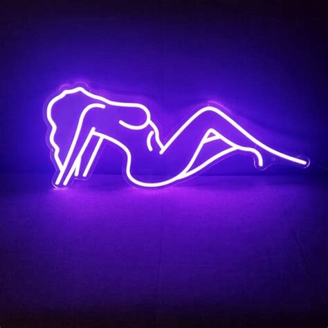 Woman Body Neon Sign Party Neon Bedroom Custom Neon Light Etsy