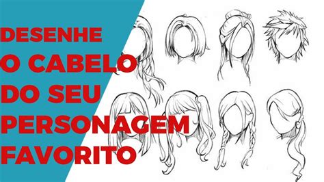 TUTORIAL COMO DESENHAR O CABELO DE FORMA SIMPLES E FÁCIL KERO DESENHAR