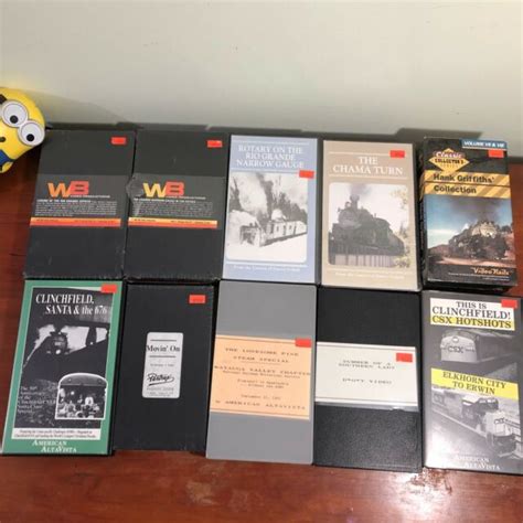 Vintage Lot Of 23 Train Vhs Railroad Train Rr Tapes Video Ebay