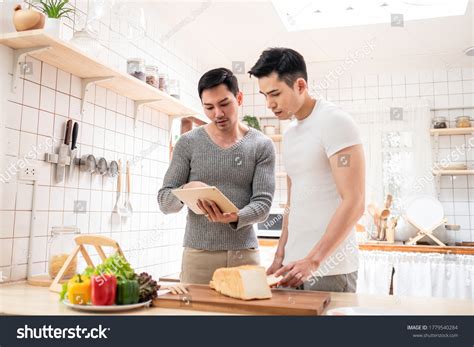 Lgbt Concept Asian Gay Couple Homosexual Stock Photo 1779540284 Shutterstock