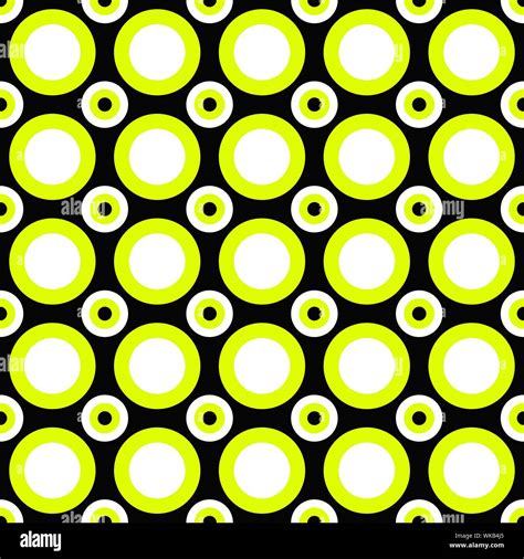 Seamless Geometrical Circle Pattern Background Vector Illustration