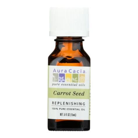 Aura Cacia Carrot Seed Pure Essential Oil Fl Oz Pack