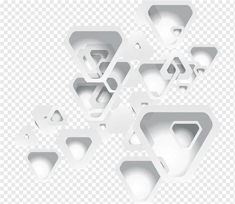 Gray And White Triangular Frame Illustration Abstraction Triangle