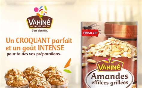 Amandes Effilées Grillées Vahiné 100g Amazonfr Epicerie