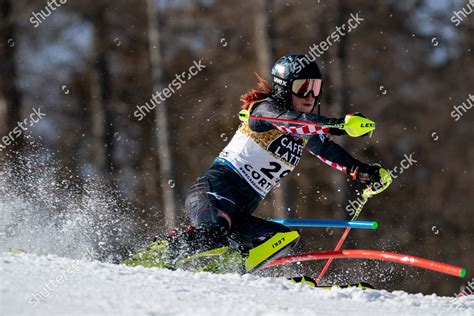 Leona Popovic Cro Competing Telepass Fis Editorial Stock Photo Stock