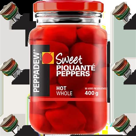 Peppadew Hot Piquante Peppers G African Delights