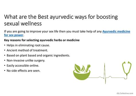 Best Ayurvedic Ways For Boosting Sex English ESL Powerpoints