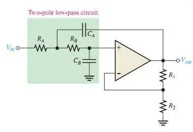 transistor  pass filter circuit diagram