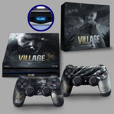 Skin Adesivo Playstation 4 PRO Resident Evil Village Elo7