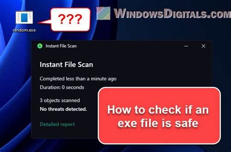How to check if an .exe file is safe and virus-free? : r/Windows10HowTo