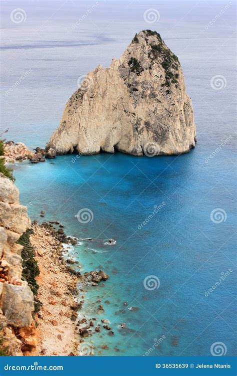 Keri Cape Ilha De Zakynthos Grécia Imagem de Stock Imagem de oceano