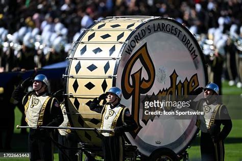 The Purdue Worlds Largest Drum Prior To A College Football Game News Photo Getty Images