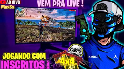 Mobilador Ao Vivo Será 🔥 4x4 Cs Ranked Sala E Ranqueada 🔥 Live On