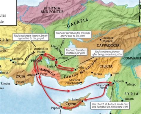 Map Of Galatia In Bible Times Road Map Of The United States