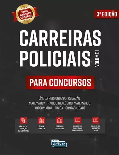 Carreiras Policiais Para Concursos Vol 1 De Equipe Alfacon Editora