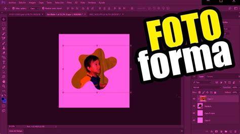 Como Cambiar Una Imagen De Una Forma En Photoshop Rápido Youtube