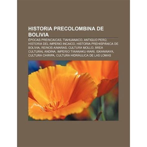 Libro Historia Precolombina De Bolivia Pocas Preincaicas Tiahuanaco