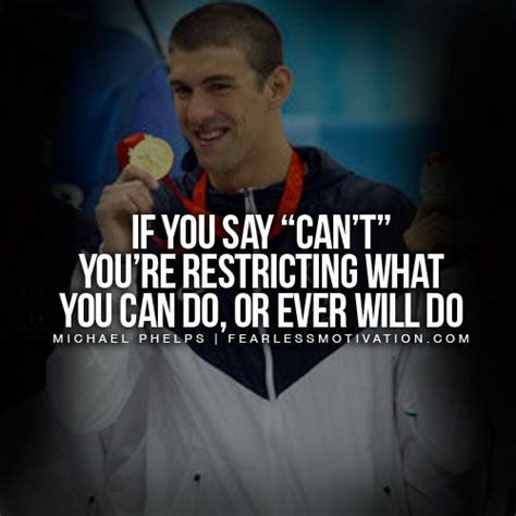 Swimming Quotes Inspirational Michael Phelps