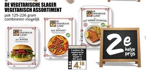 De Vegetarische Slager Vegetarisch Assortiment Aanbieding Bij MCD