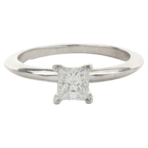 Tiffany And Co Jean Schlumberger Diamond Platinum Engagement Ring At