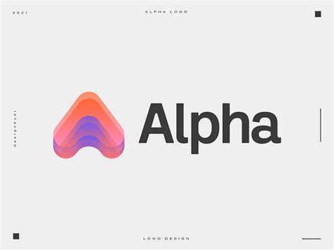 Alpha logo design by designbydi on Dribbble