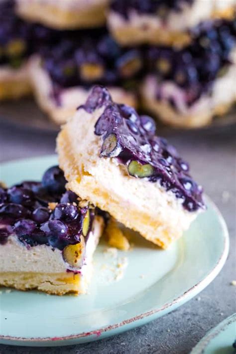 Blueberry Cream Cheese Bars The Seaside Baker