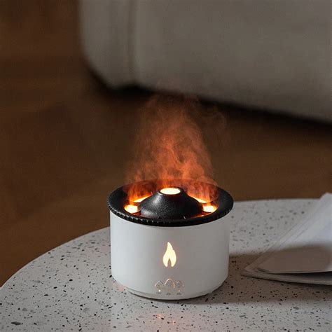 Volcanic Flame Aroma Diffuser Essential Oil Lamp Portable Air