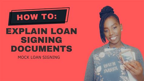 Mock Loan Signing How To Explain Loan Documents Notary Loan Signing