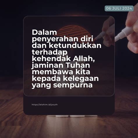 Jangan Kamu Kuatir Elohim Ministry