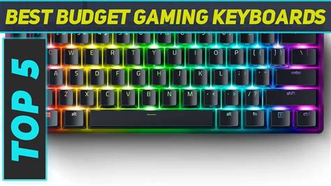 Best Budget Gaming Keyboards In Youtube