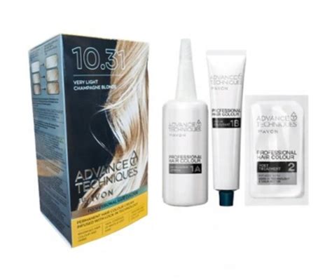 AVON farba do włosów Champagne Blonde oficjalne archiwum Allegro