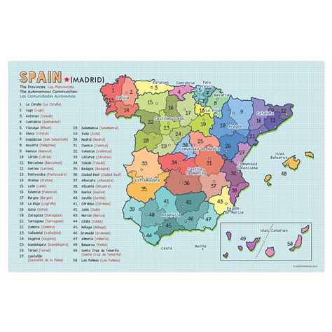 quarterhouse spanish language country maps provinces provincial cap