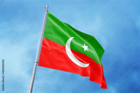 Pakistani Political Party Pti Flag Imran Khan Pakistan Tehreek Insaf