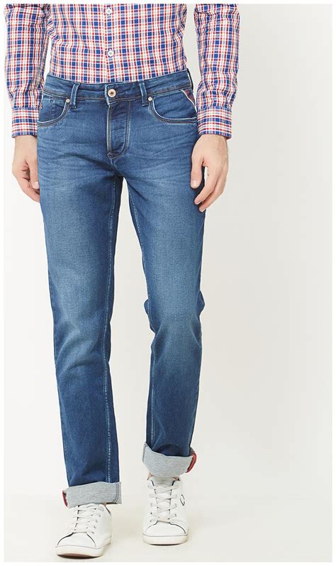 Buy Integriti Men Blue Slim Fit Jeans Online at Low Prices in India ...