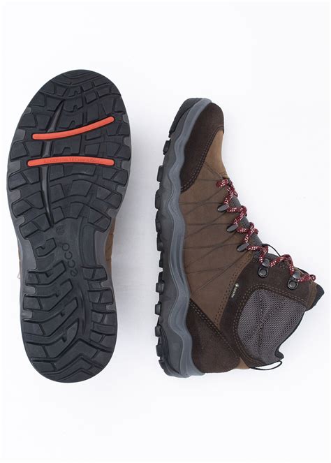 Buty Outdoorowe M Skie Br Zowe Ecco Ulterra M Mid Gtx Sneaker Peeker