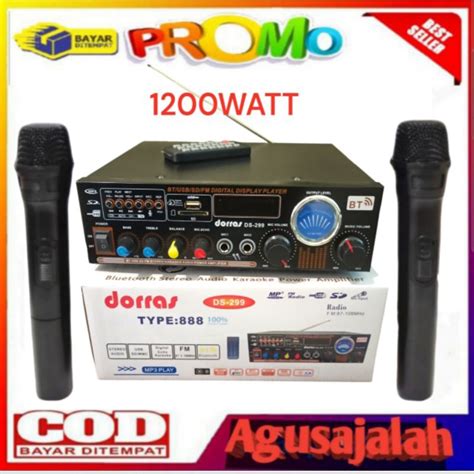 Jual Paket Ampli Dan Mic Amplifier Power Amplifier Fleco Bt