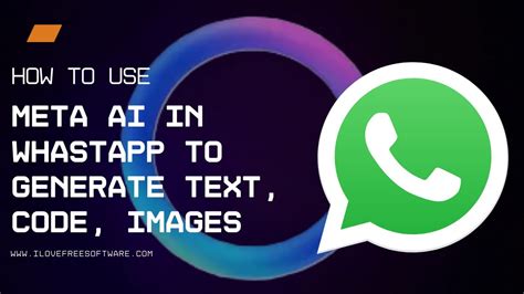 Use Meta Ai In Whatsapp To Generate Text Code Images For Free Youtube