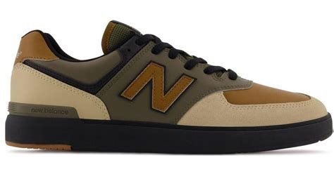 New Balance Suede 574 Court Shoes In Brown For Men Lyst Uk