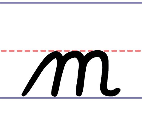 How To Write A Cursive Lowercase M Pencil Petes Educational Software