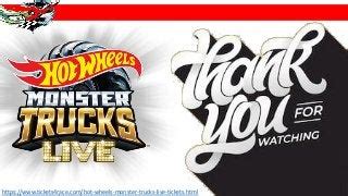 Hot Wheels Monster Trucks Live Tickets