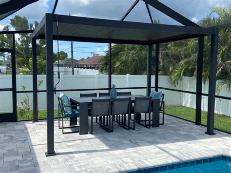 129 Mo Finance MIRADOR 111DA Louvered Pergola 10Ft X 20Ft Double