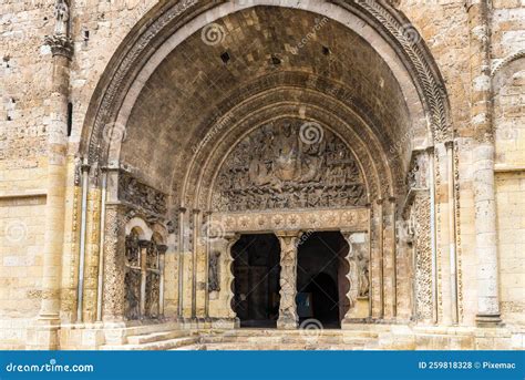 Portal Of The Saint Pierre De Moissac Abbey In The Tarn Et Garonne In