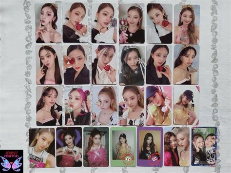 Itzy Album Photocard It Z Me Not Shy Crazy In Love Cil Checkmate