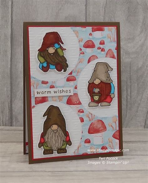 Kindest Gnomes More Warm Wishes Stampin Up Winter Cards Gnomes