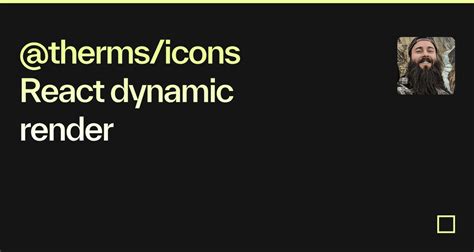 Therms Icons React Dynamic Render Codesandbox