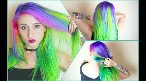 Mystic Alien Hair Dye Tutorial Youtube