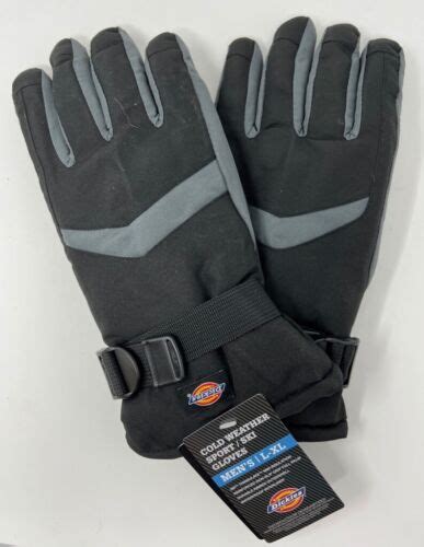 DICKIES L XL COLD WEATHER SKI SNOWBOARD THINSULATE WINTER GLOVES