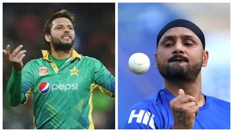 Shahid Afridi Harbhajan Singhs Rivalry Remembered On Indian Spinners