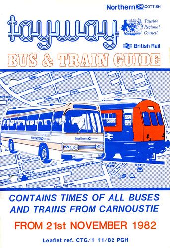 Tayway Timetable 1982 The Times Of All Buses And Trains F Flickr